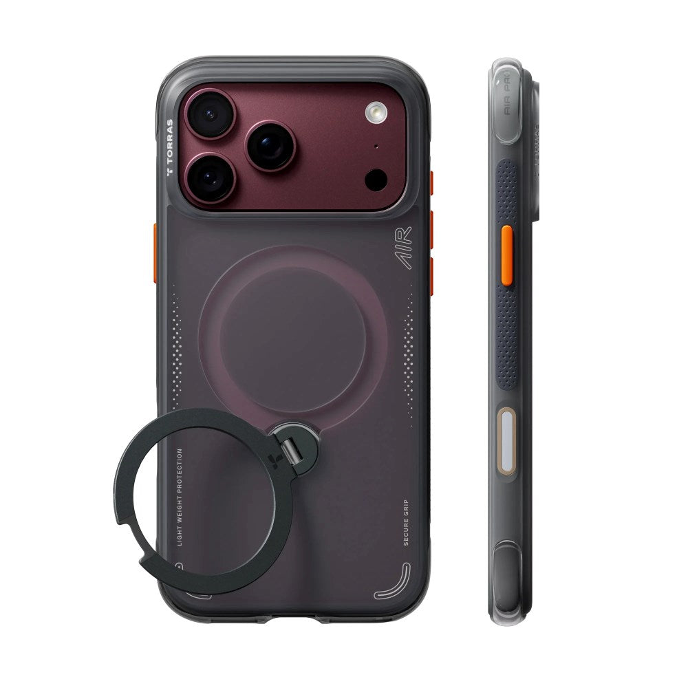 iPhone 18 Pro Max / 17 Pro Max TORRAS Ostand Q3 Air Case - MagSafe Compatible - Black