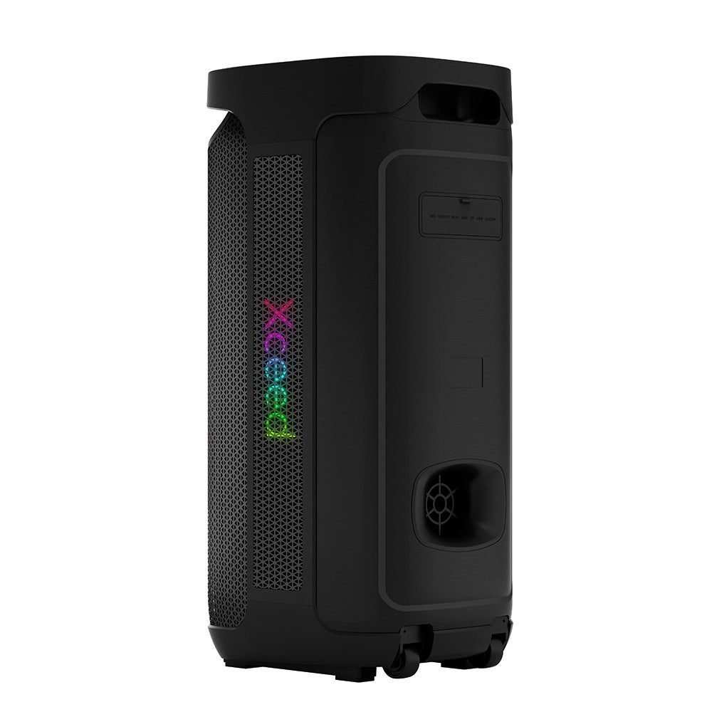 Xceed Sound 10" Bluetooth Speaker with Wireless Microphone & Light Show - Black