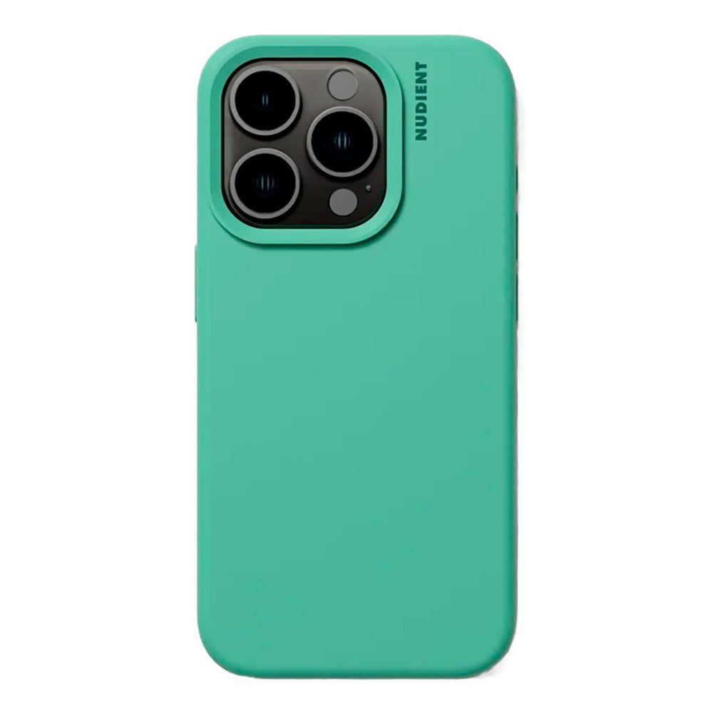 Nudient iPhone 15 Pro Base Silicone Case - Mint Green