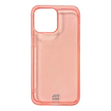 iPhone 14 Pro Max Joy Case Flexible Plastic Case - Transparent / Pink