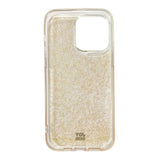 iPhone 14 Pro Max Joy Case Hybrid Glitter Case - Transparent / Gold