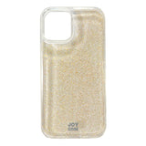 iPhone 12 / 12 Pro Joy Case Hybrid Glitter Case - Transparent / Gold