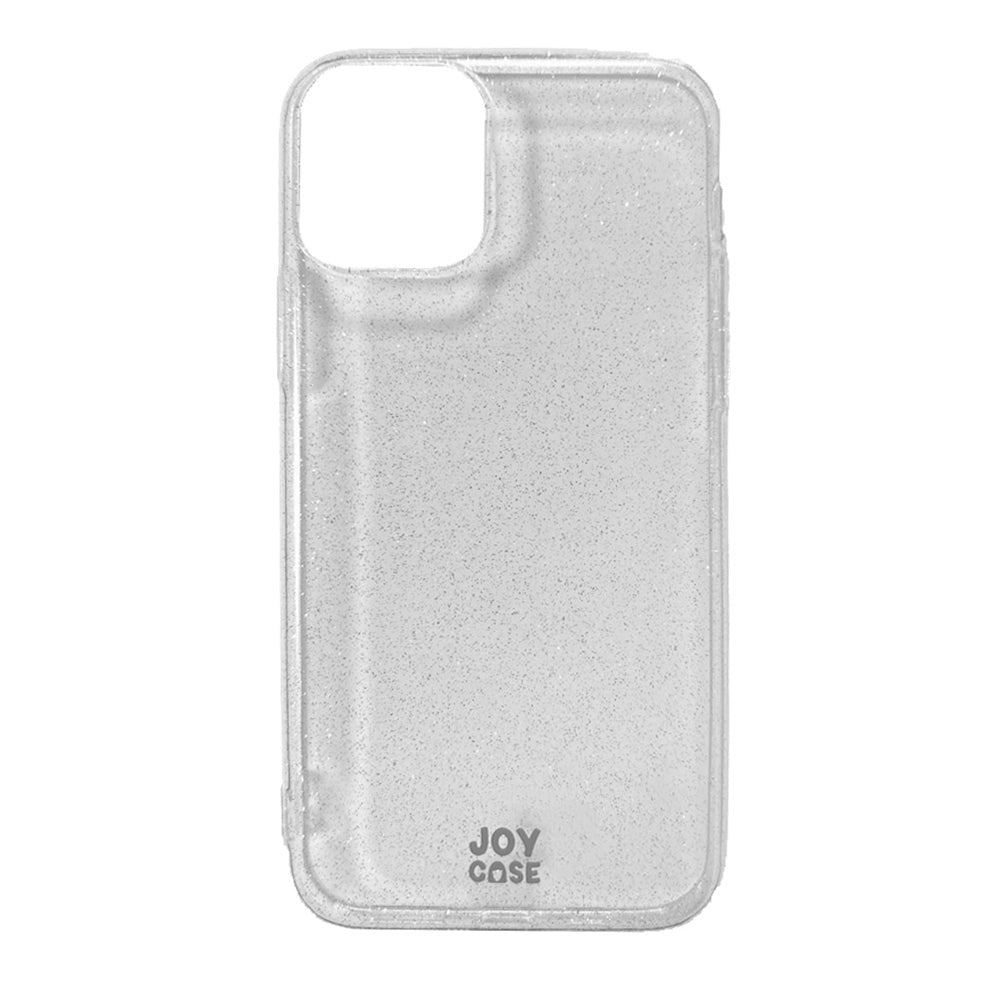 iPhone 11 Pro Joy Case Flexible Plastic Case with Glitter - Transparent / Silver