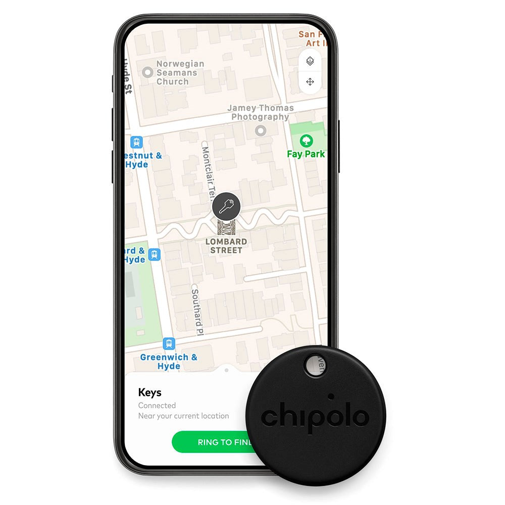 Chipolo ONE - Bluetooth GPS Tracker - Black