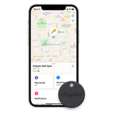 Chipolo ONE Spot - GPS Tracker - Compatible with Apple Find My - 2 Pack - Black