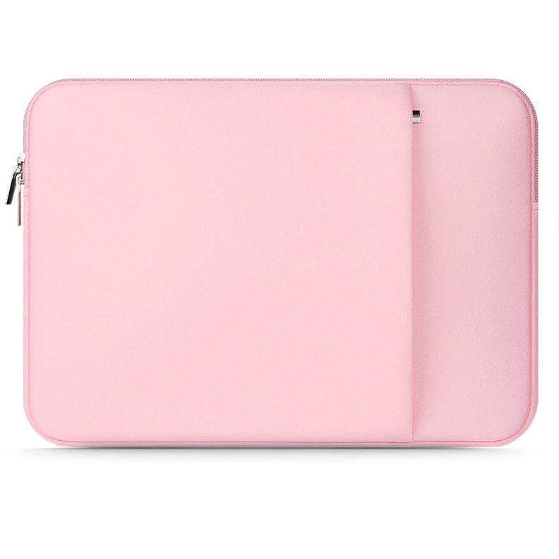 Tech-Protect MacBook / Laptop Neoprene Sleeve 13-14" (34 x 24.5 cm) w. Extra Pocket - Pink