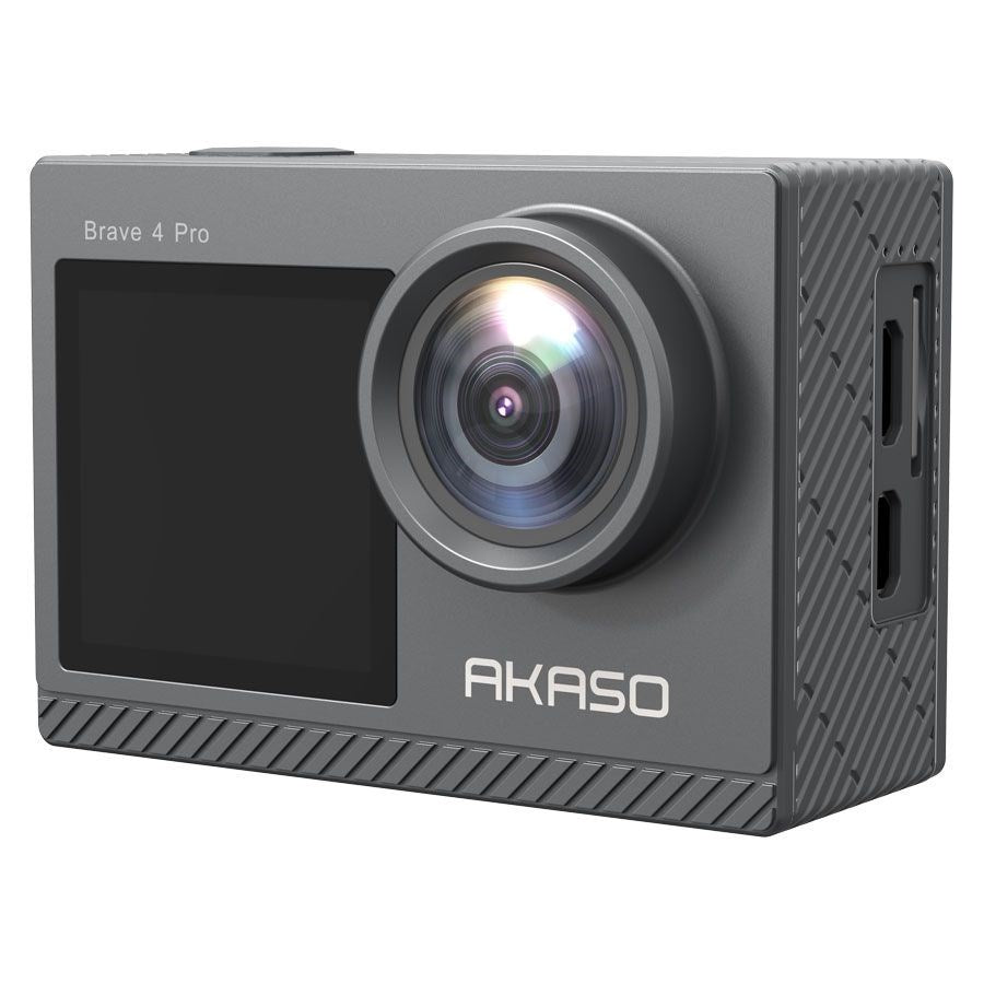 AKASO Brave 4 Pro Action Camera 4K/30FPS & 20MP with Double Screen - Black