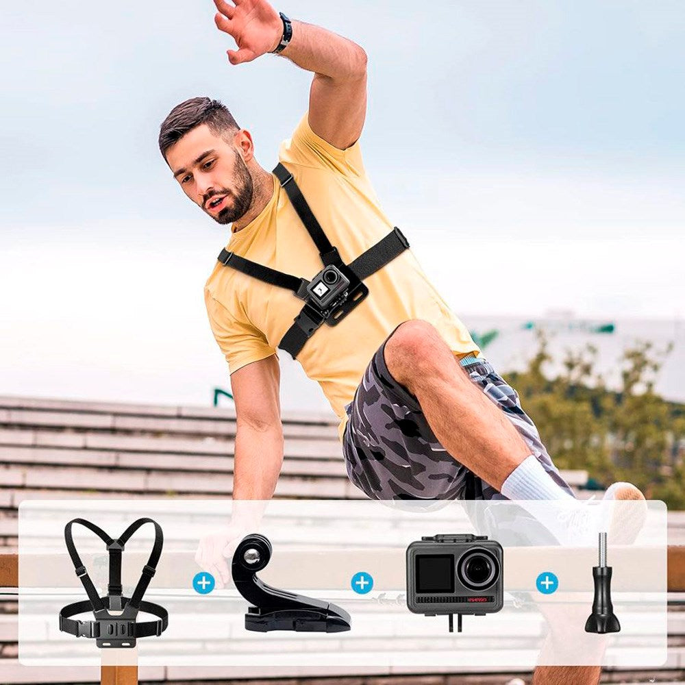 AKASO Action Camera Accessories for Parkour - Black