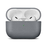 Woolnut AirPods Pro (2. gen.) Genuine Leather Case - Grey