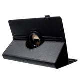 Universal Leather Case w. 360 Degree Stand 9-10.5" Black