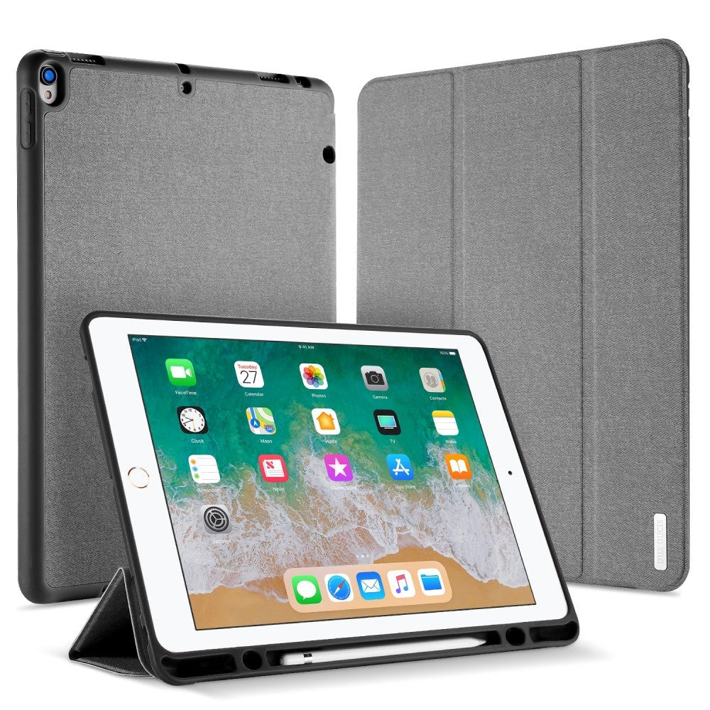 iPad Pro 12.9" (2017) Fabric Texture Case - DUX DUCIS DOMO Series Quality Case - Grey