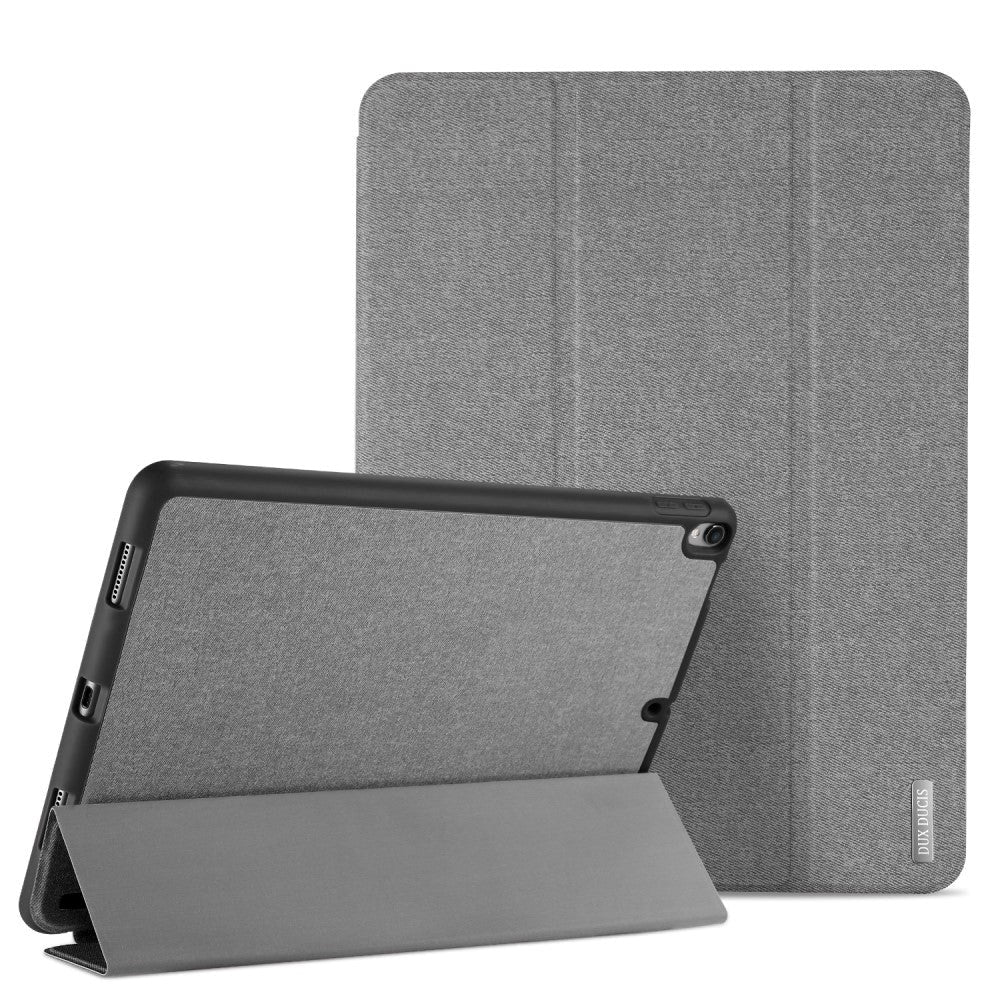 iPad Pro 12.9" (2017) Fabric Texture Case - DUX DUCIS DOMO Series Quality Case - Grey