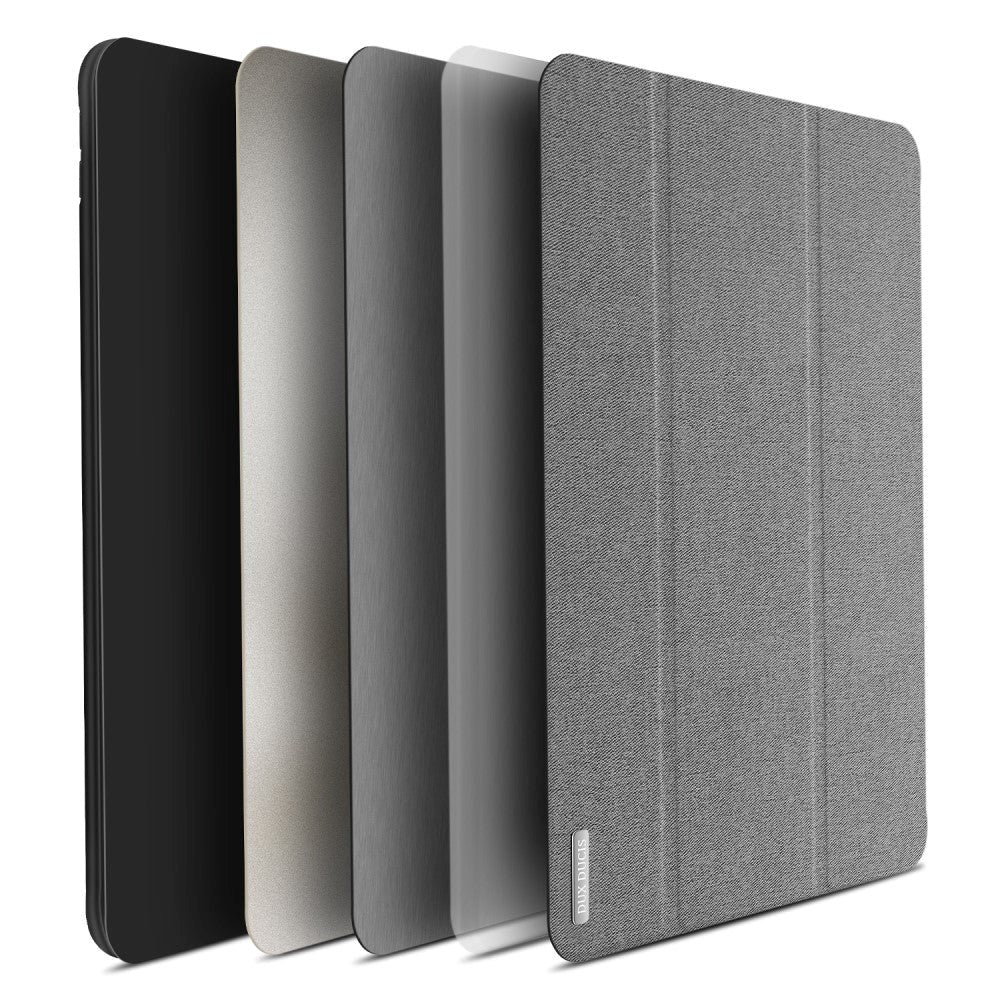 iPad Pro 12.9" (2017) Fabric Texture Case - DUX DUCIS DOMO Series Quality Case - Grey