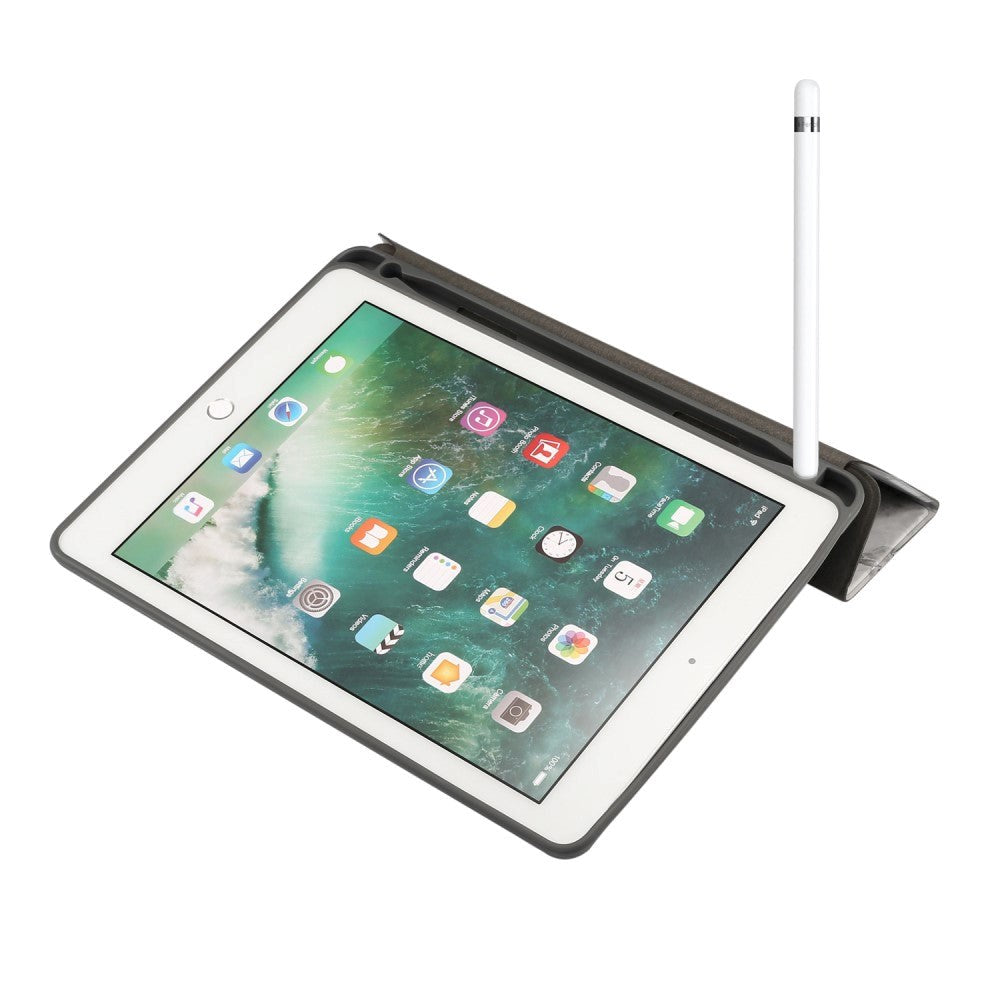 iPad Case - Sindal Marble Series Total Protection Case - Grey