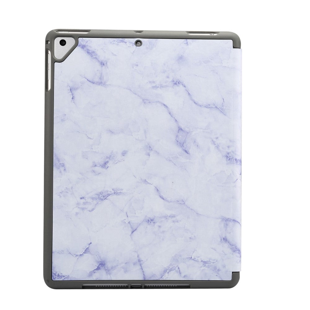 iPad Case - Sindal Marble Series Total Protection Case - Thunder Blue