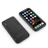 iPhone XR Tough Case w. Foot Black