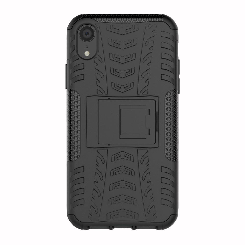 iPhone XR Cool Tyre Tough Case w. Stand Black