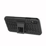 iPhone XR Cool Tyre Tough Case w. Stand Black