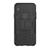 iPhone X / XS Cool Tyre Tough Case w. Stand Black