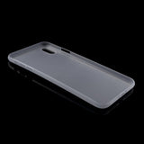 Apple iPhone Xs Max Ultra Thin Plastic Case - White / Transparent