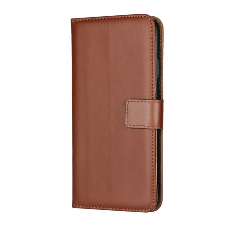 EIDERWOOD iPhone XS Max Leather Flip Case w. Wallet & Stand Function - Brown