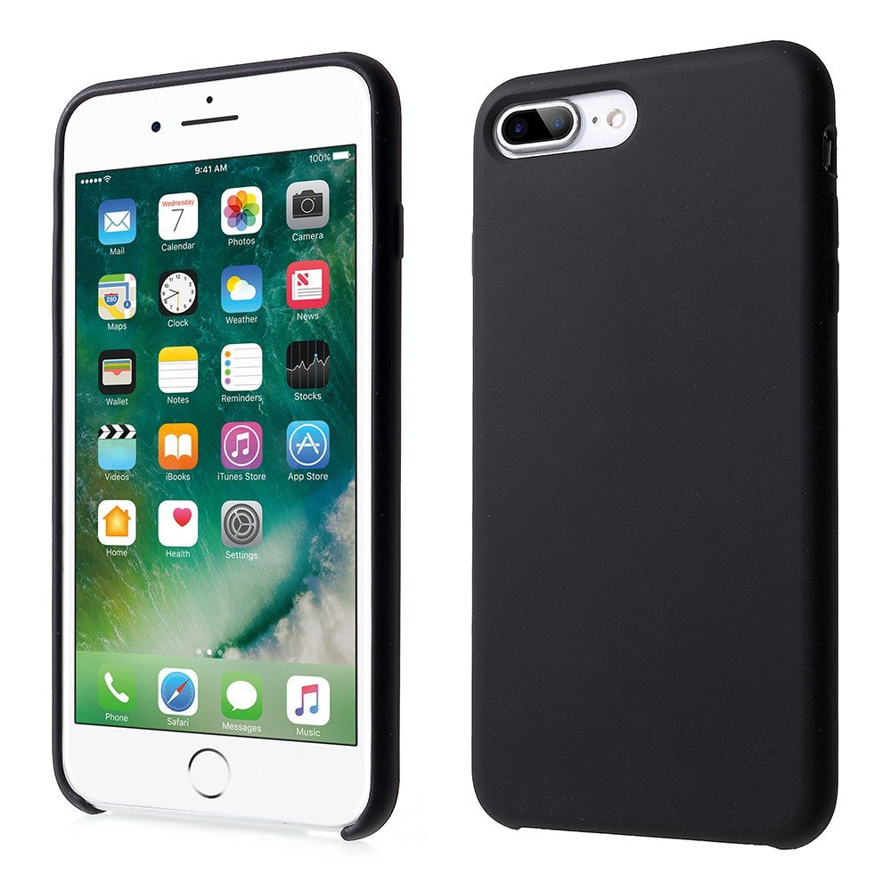 EIDERWOOD iPhone 8 Plus / 7 Plus Lined Silicone Case - Black