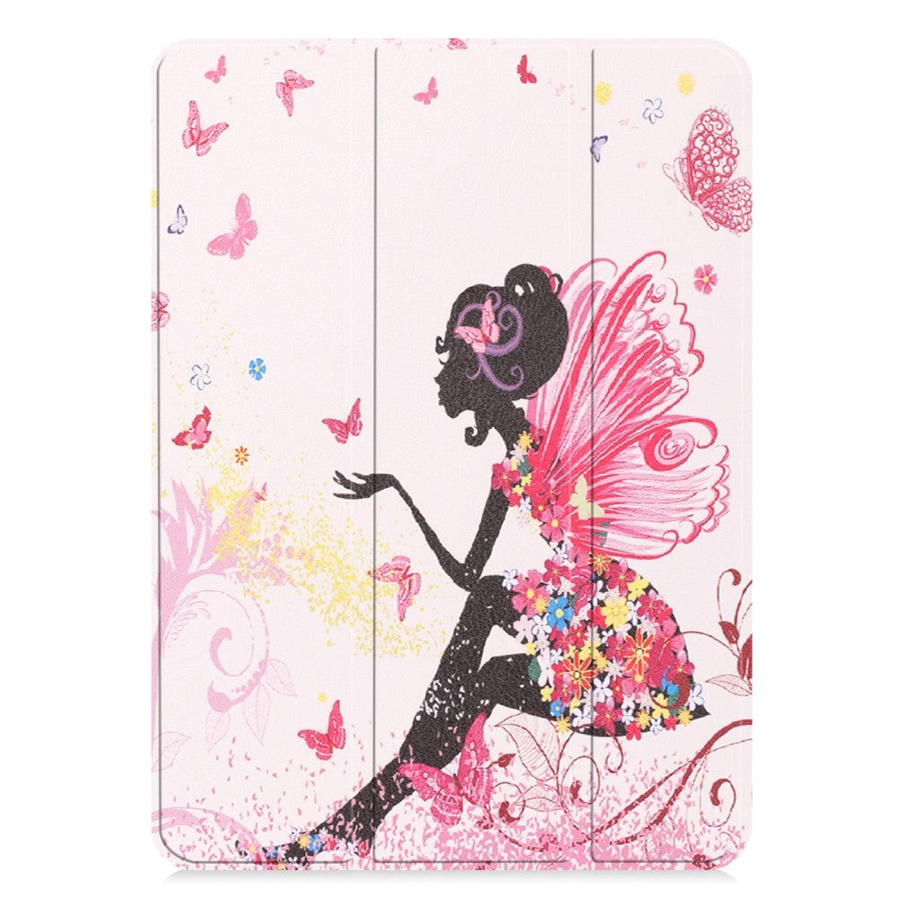 iPad Pro 11" (2018) Leather Case w. Tri-fold Stand - Fairy & Butterflies