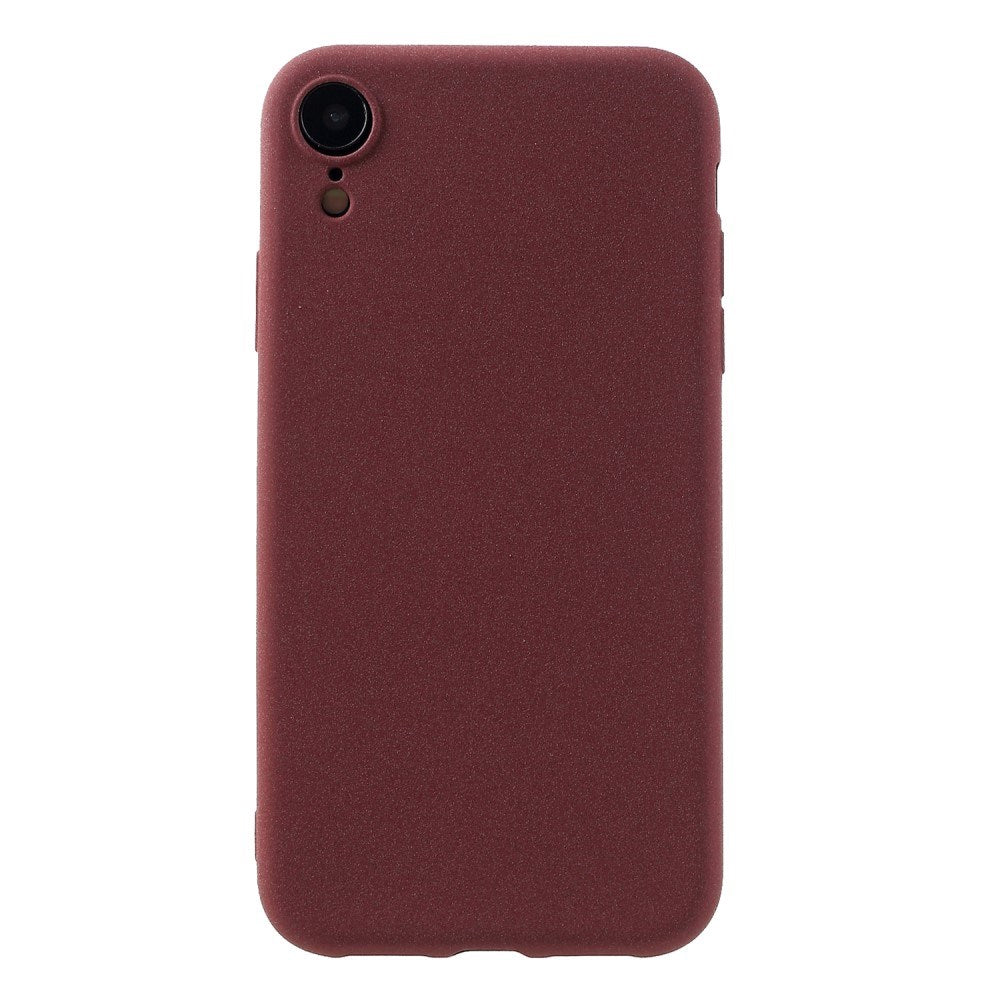 EIDERWOOD iPhone XR Matte Flexible Plastic Case - Dark Red