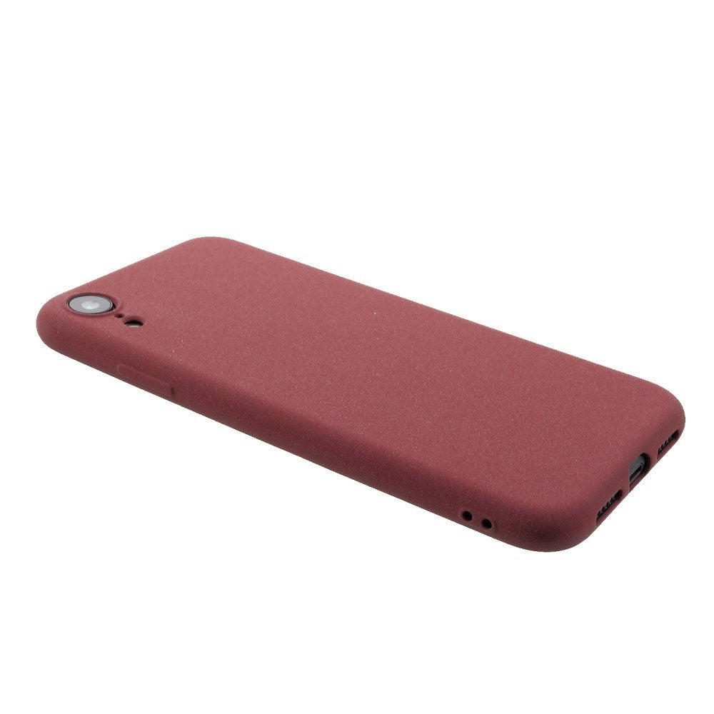 EIDERWOOD iPhone XR Matte Flexible Plastic Case - Dark Red