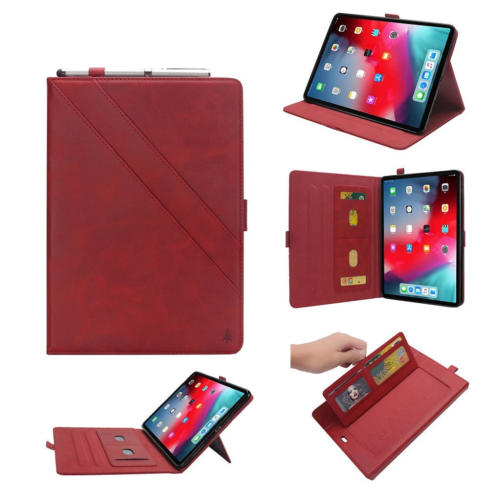 iPad Pro 11" (2018) Exclusive Multifunctional Leather Case - Red