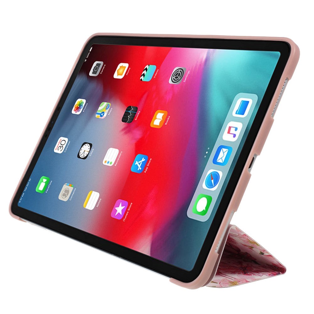 iPad Pro 11" (2018) Leather Case w. Tri-fold Stand - Flamingo