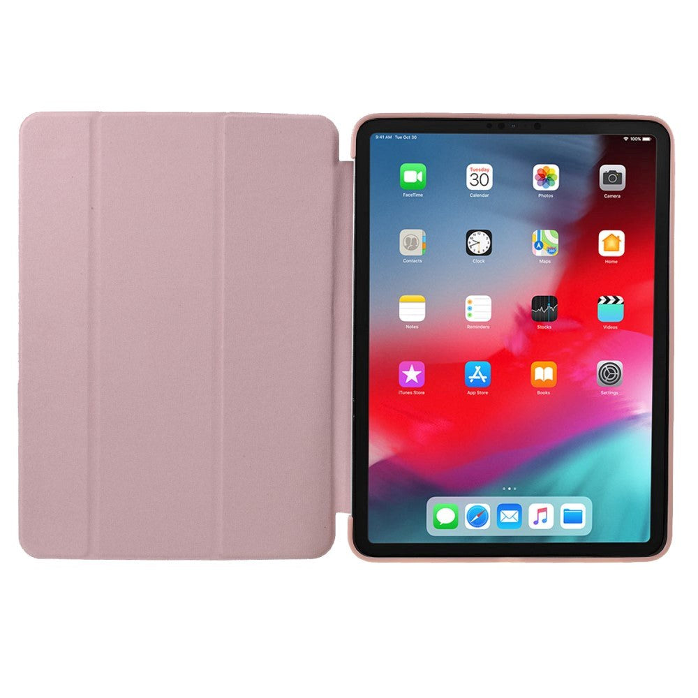 iPad Pro 11" (2018) Leather Case w. Tri-fold Stand - Flamingo