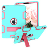 iPad Pro 11" (2018) Shock-proof Hybrid Case with Stand Function - Cyan / Pink