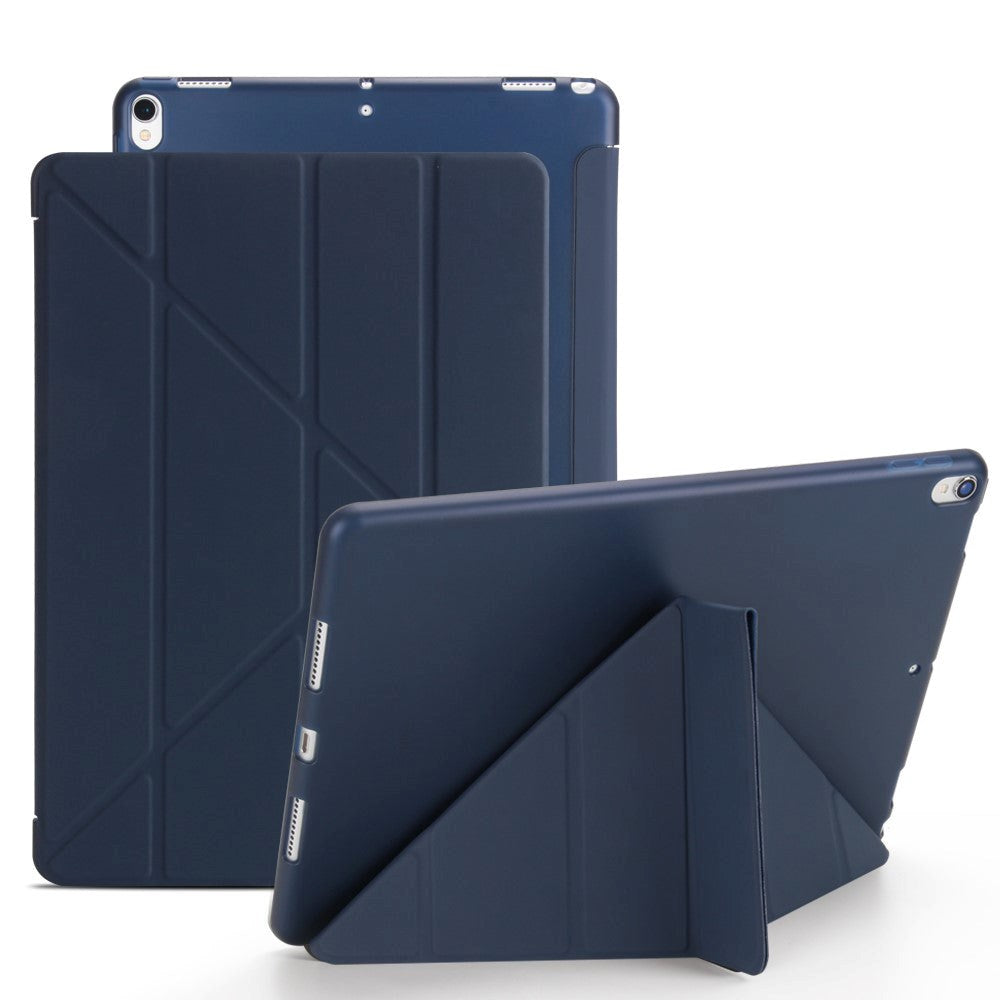 iPad Air (2019) / iPad Pro 10.5" Case - Flexible Origami Case - Dark Blue