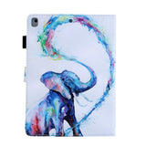 iPad Kids Case with Stand Function - Colorful Elephant