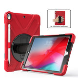 iPad Air (2019) Tough Case w. 360⁰ Stand & Hand Holder - Red