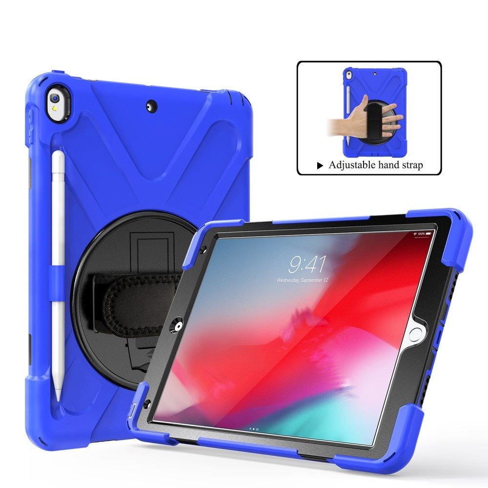 iPad Air (2019) Tough Case w. 360⁰ Stand & Hand Holder - Blue