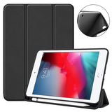 iPad Mini 4 / iPad Mini (2019) - Foldable Case w. Stand & Stylus Pen Holder - Black