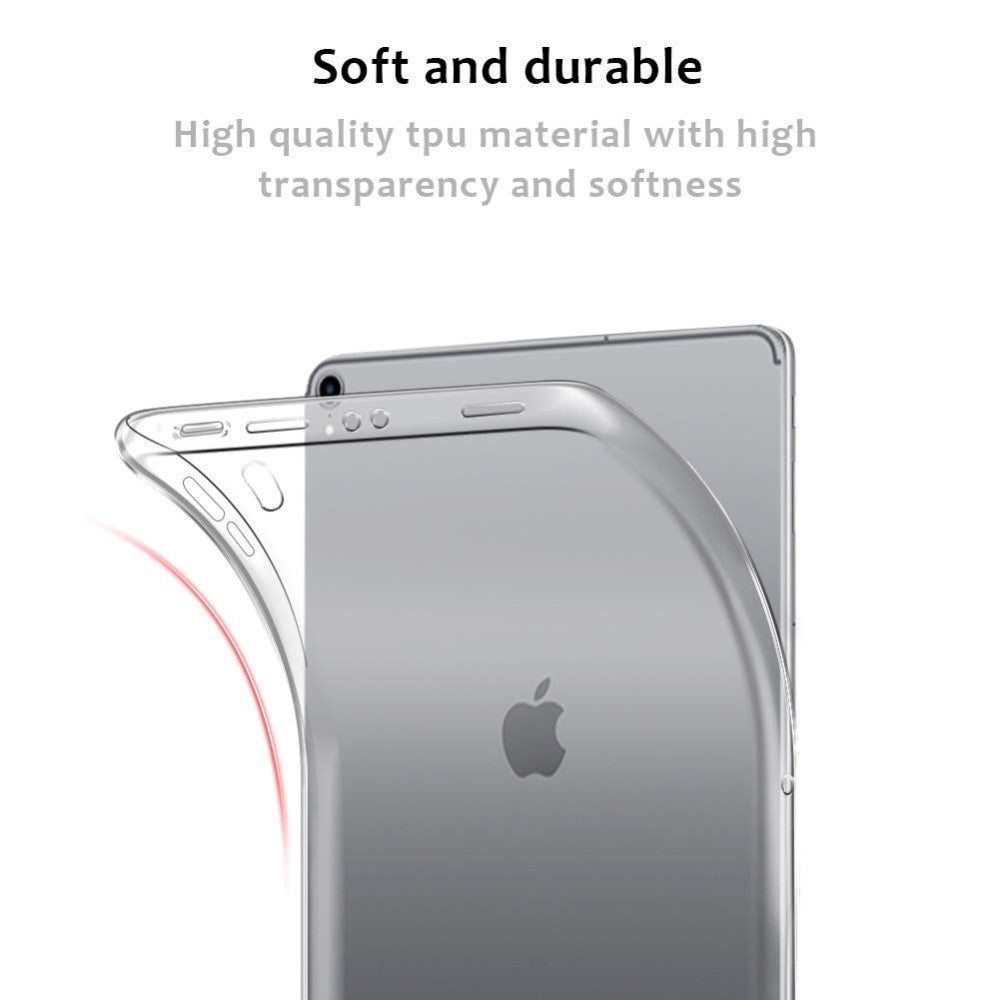 iPad Air 10.9-11" (2024-2020) / Pro 11" (2022-2018) Case - Clear TPU Case - Transparent