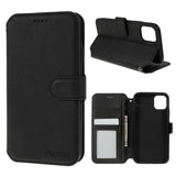 iPhone 11 AZNS Leather Wallet Case Black