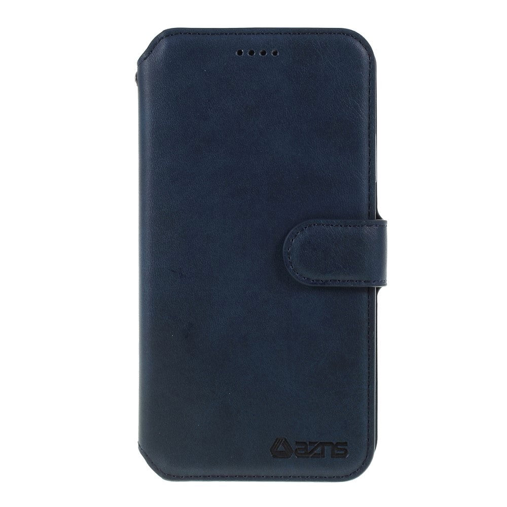 iPhone 11 AZNS Leather Wallet Case Blue