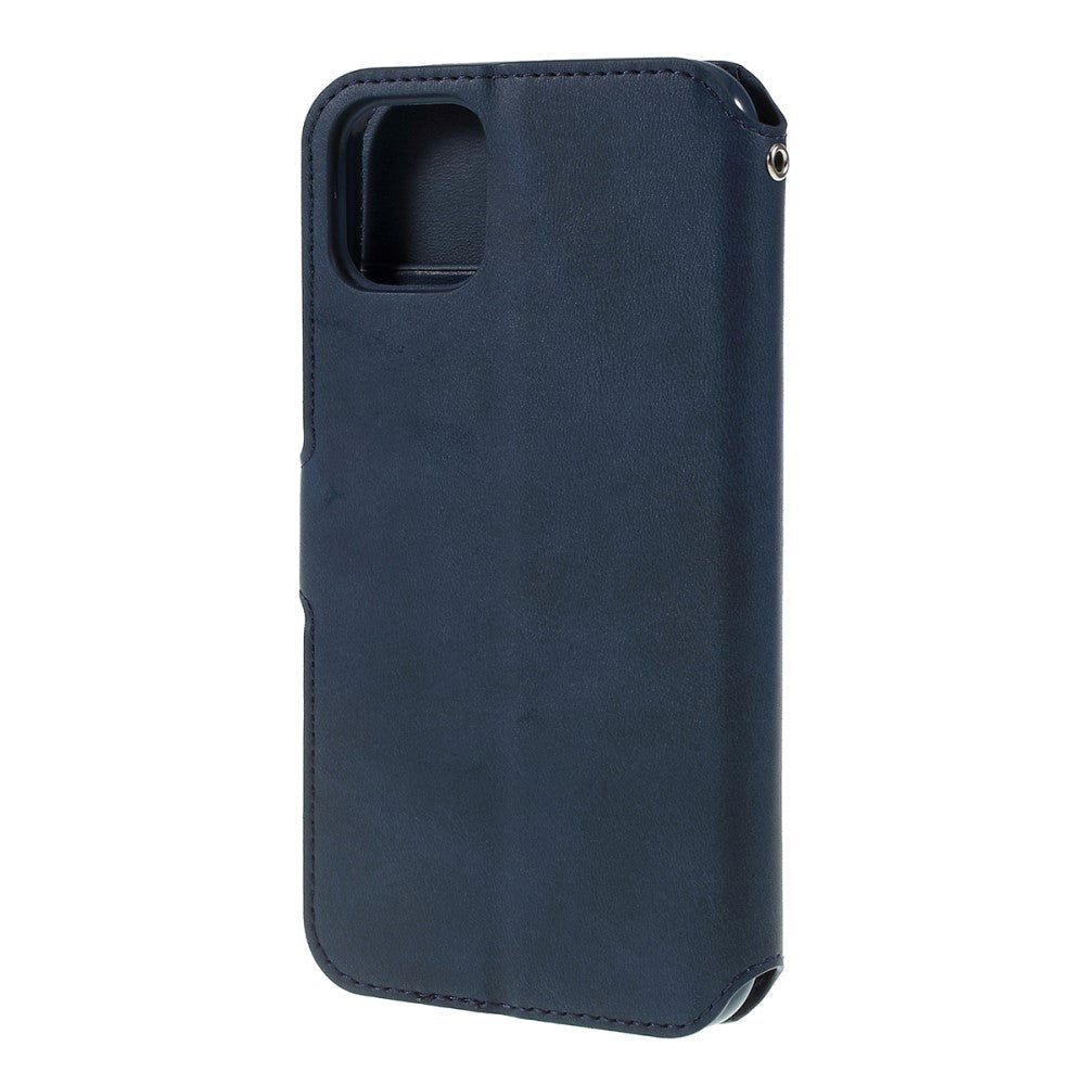 iPhone 11 AZNS Leather Wallet Case Blue