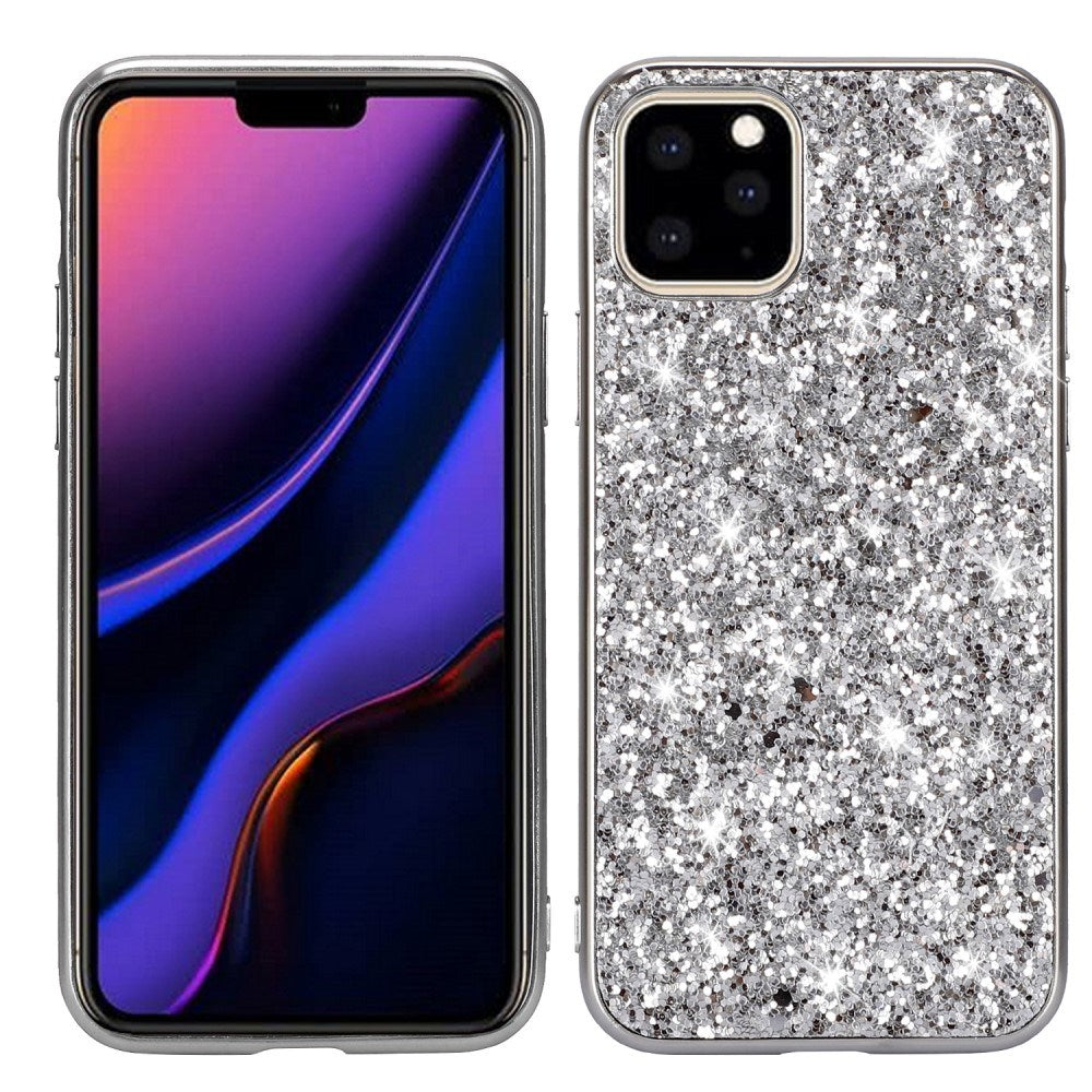 EIDERWOOD iPhone 11 Pro Max Glitter Hybrid Case - Silver