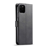 iPhone 11 Pro Max Faux Leather Flip Case with Cardholder & Stand Function - Black