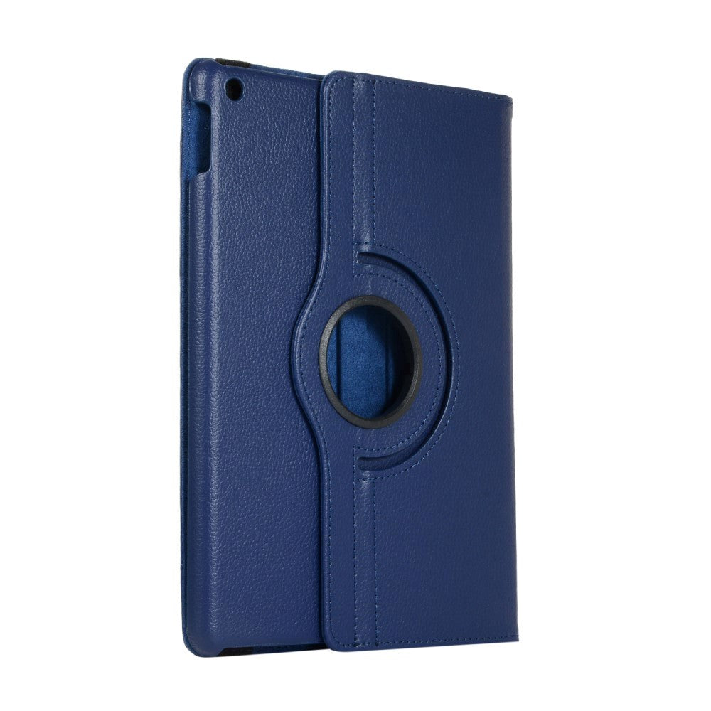 iPad 10.2" (2021 / 2020 / 2019) Classic Leather Case w. 360⁰ Stand function - Dark blue