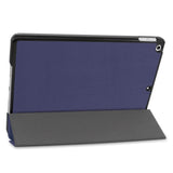 iPad 10.2" (2021 / 2020 / 2019) Tri-Fold Leather Case - Dark Blue