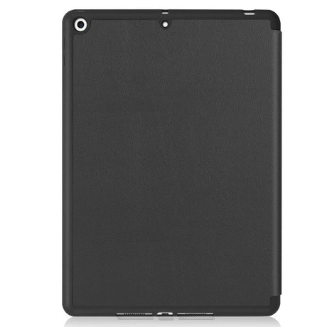 iPad 10.2" (2021 / 2020 / 2019) Enkay Tri-Fold Leather Case w. Apple Pencil Holder Black