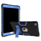 iPad 10.2" (2021 / 2020 / 2019) Tough Case w. Kickstand Black / Blue