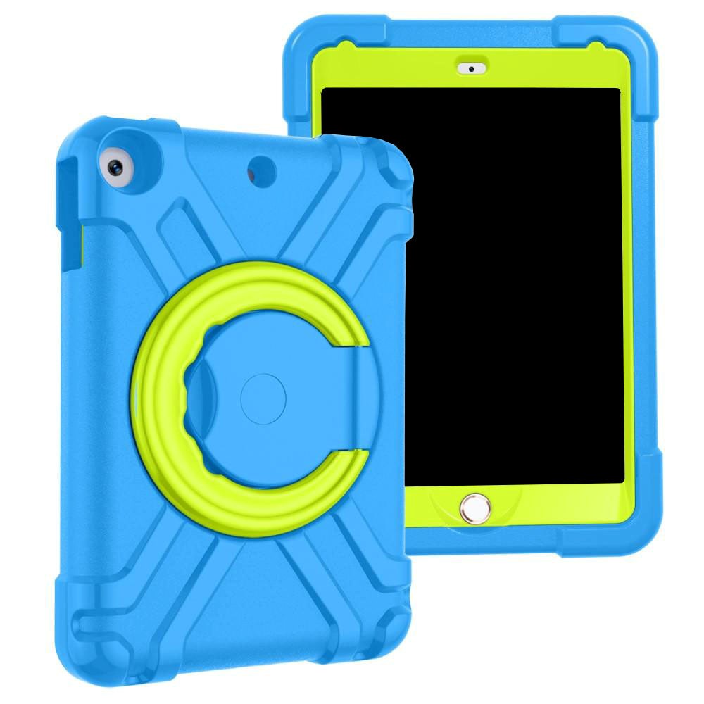 iPad 10.2" (2021 / 2020 / 2019) Kids Case w. 360° Stand & Handle - Blue/Green