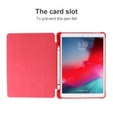 iPad 10.2" (2021 / 2020 / 2019) / iPad Pro 10.5 / iPad Air (2019) Case - Flexible Origami Case - Red